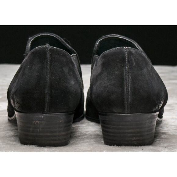 Paul Green Black Suede Chelsea Slip-on Low Ankle Boots Womens UK 5 US Size 7.5 - Picture 5 of 16